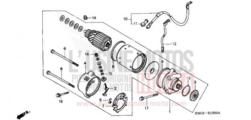 MOTEUR DE DEMARRAGE CB250X de 1999